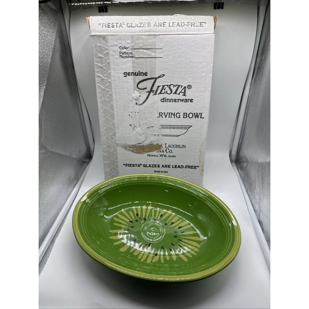 Fiestaware 9x12in  Kiwi Dish W/ Box